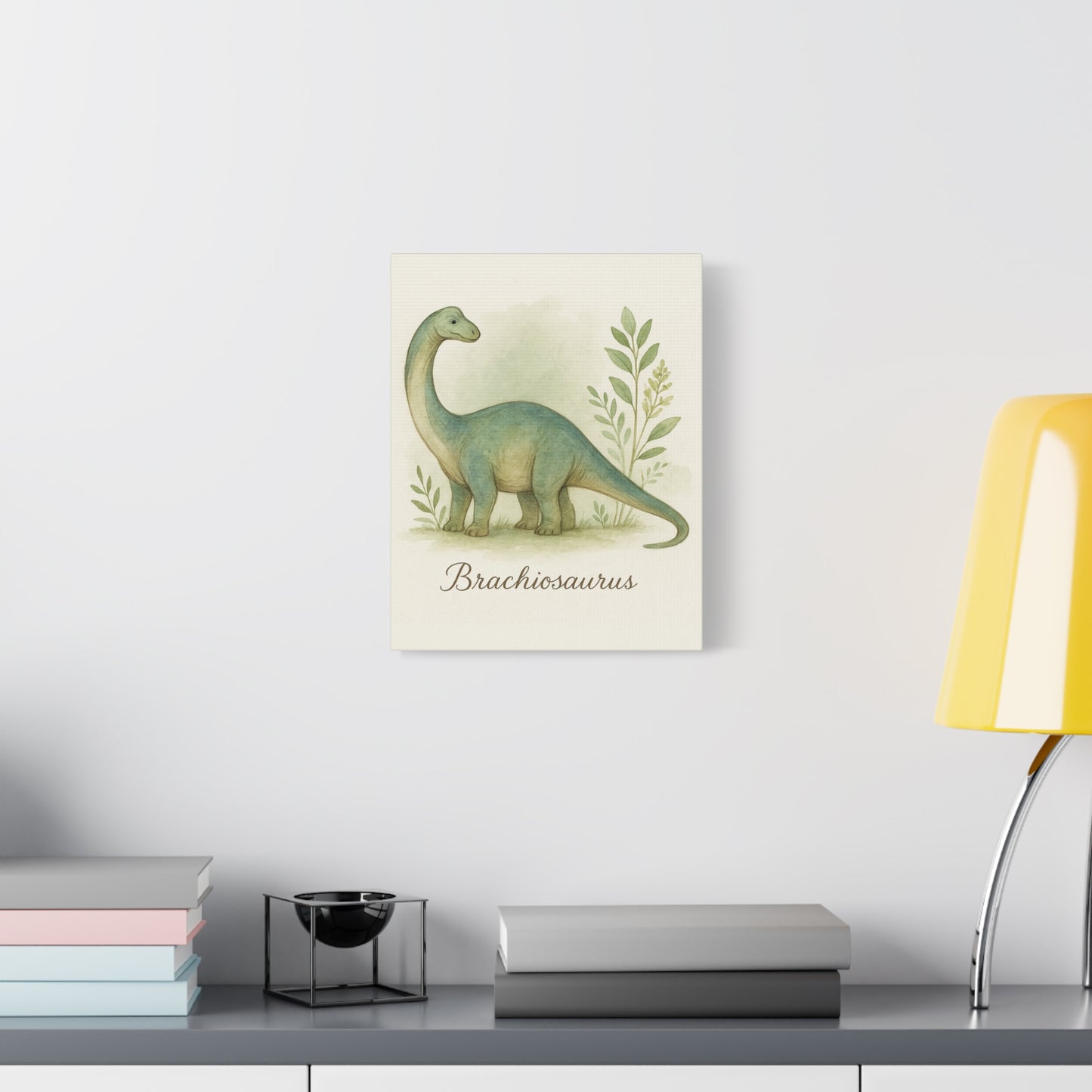 Brontosaurus Jungle Canvas