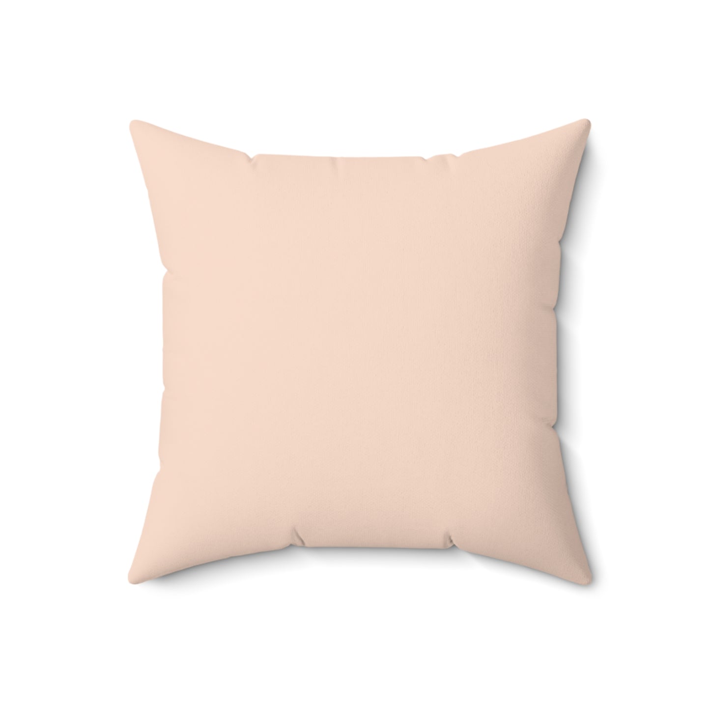 Teddy and Moon -Pink Pillow — Faux Suede Baby Decorative Pillow