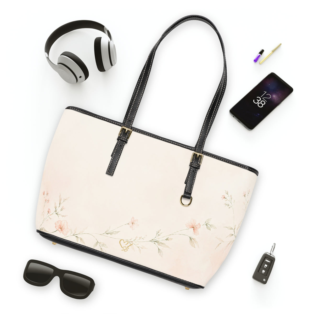 Still Garden-PU Leather Shoulder Bag