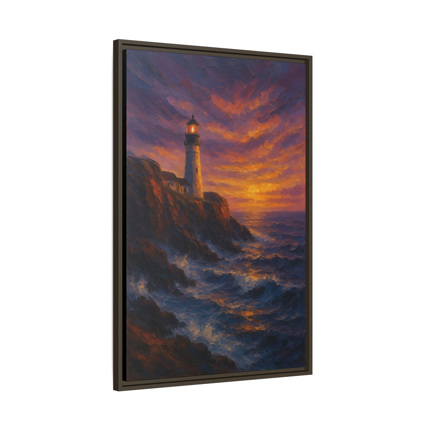 Sentienal By the Sea-Coastal Harmony Collection- Matte Canvas Framed Wall Art