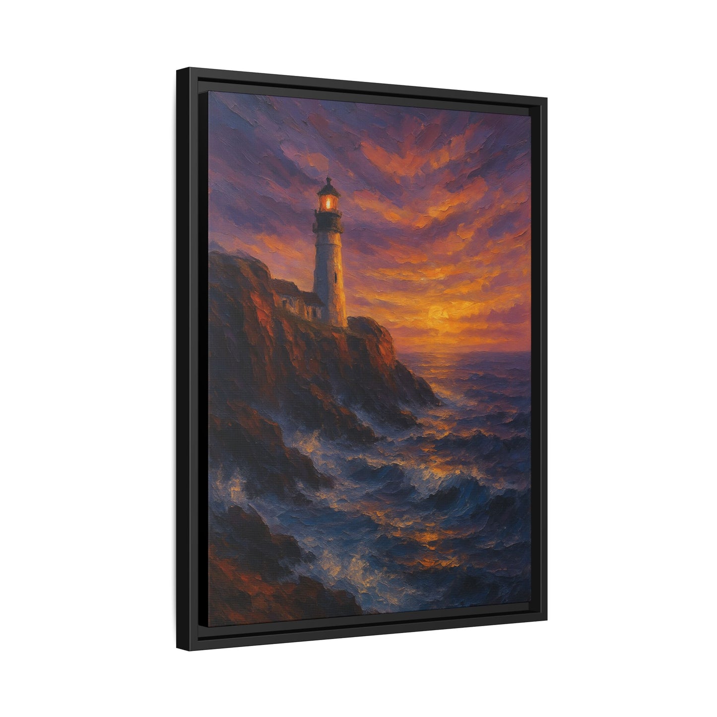 Sentienal By the Sea-Coastal Harmony Collection- Matte Canvas Framed Wall Art