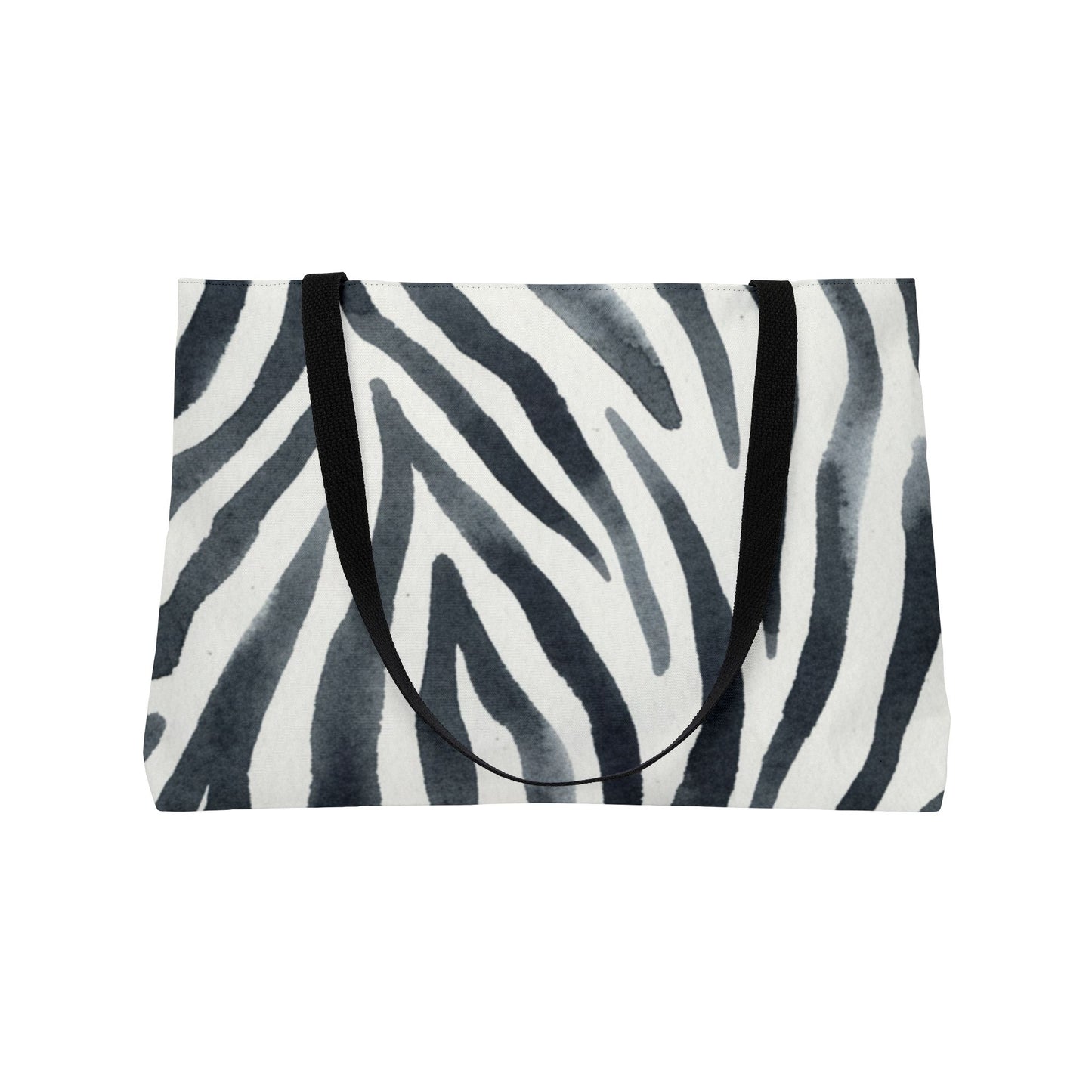 Bolso de fin de semana con estampado de cebra para viajes y uso diario