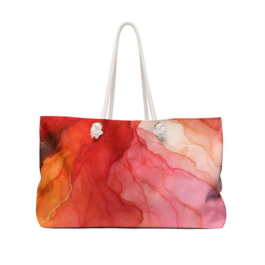 Bolso de viaje "Armonías Carmesí" para escapadas con estilo