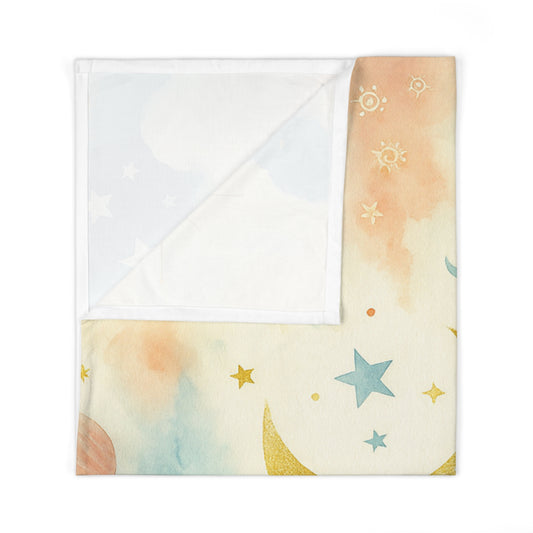 Blue Twilight- Celestial Dreams Nursery Design by Artist Katherine Bobeck, Soft and Cozy