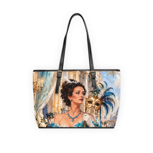 The Masquerade — A Venetian Dream -Vintage Glamour Woman Art PU Leather Shoulder Bag
