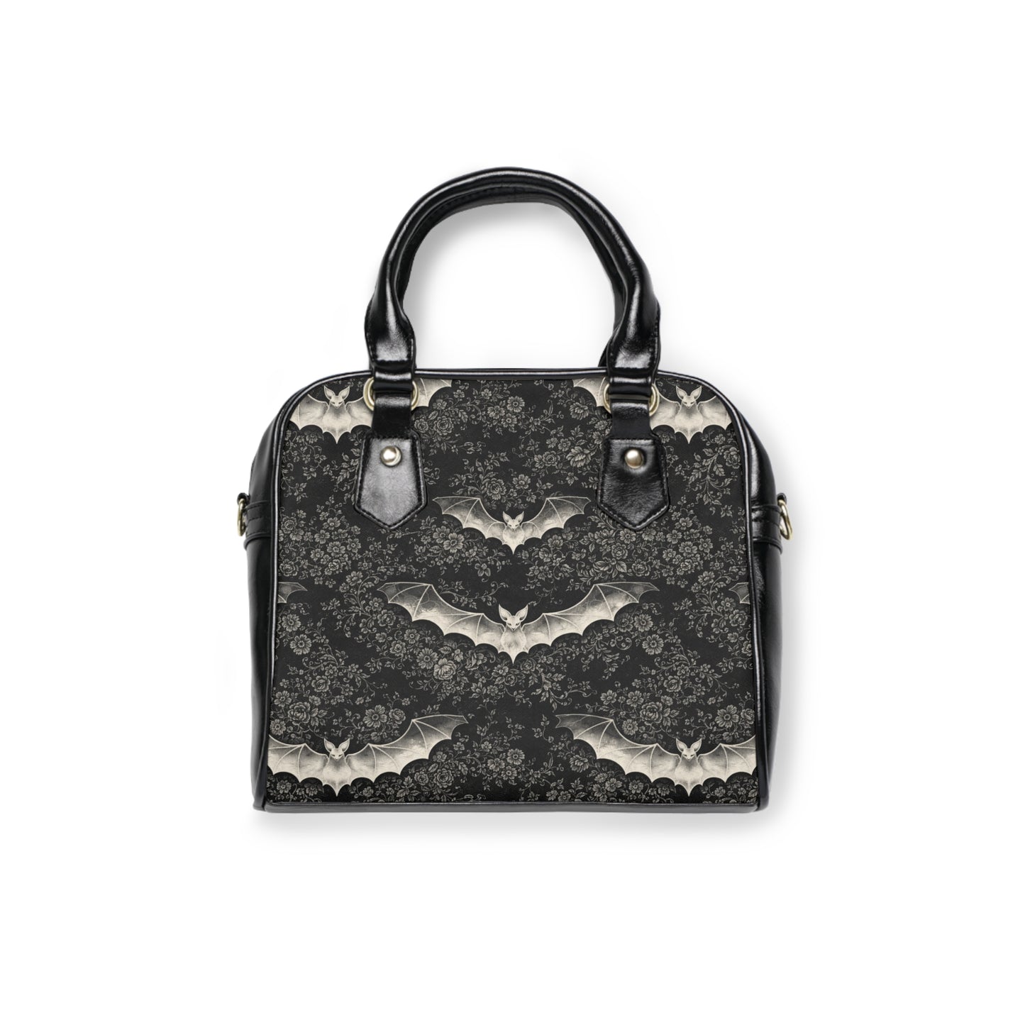 Bolso de hombro Eclipse Noir — Bolso de noche vintage inspirado en vampiros