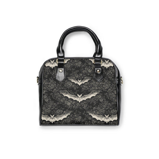 Bolso de hombro Eclipse Noir — Bolso de noche vintage inspirado en vampiros