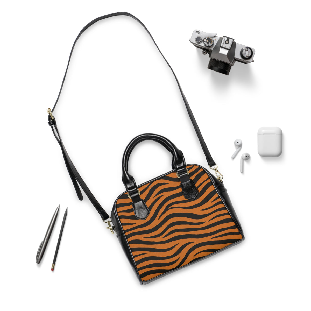 Tiger Shoulder Handbag
