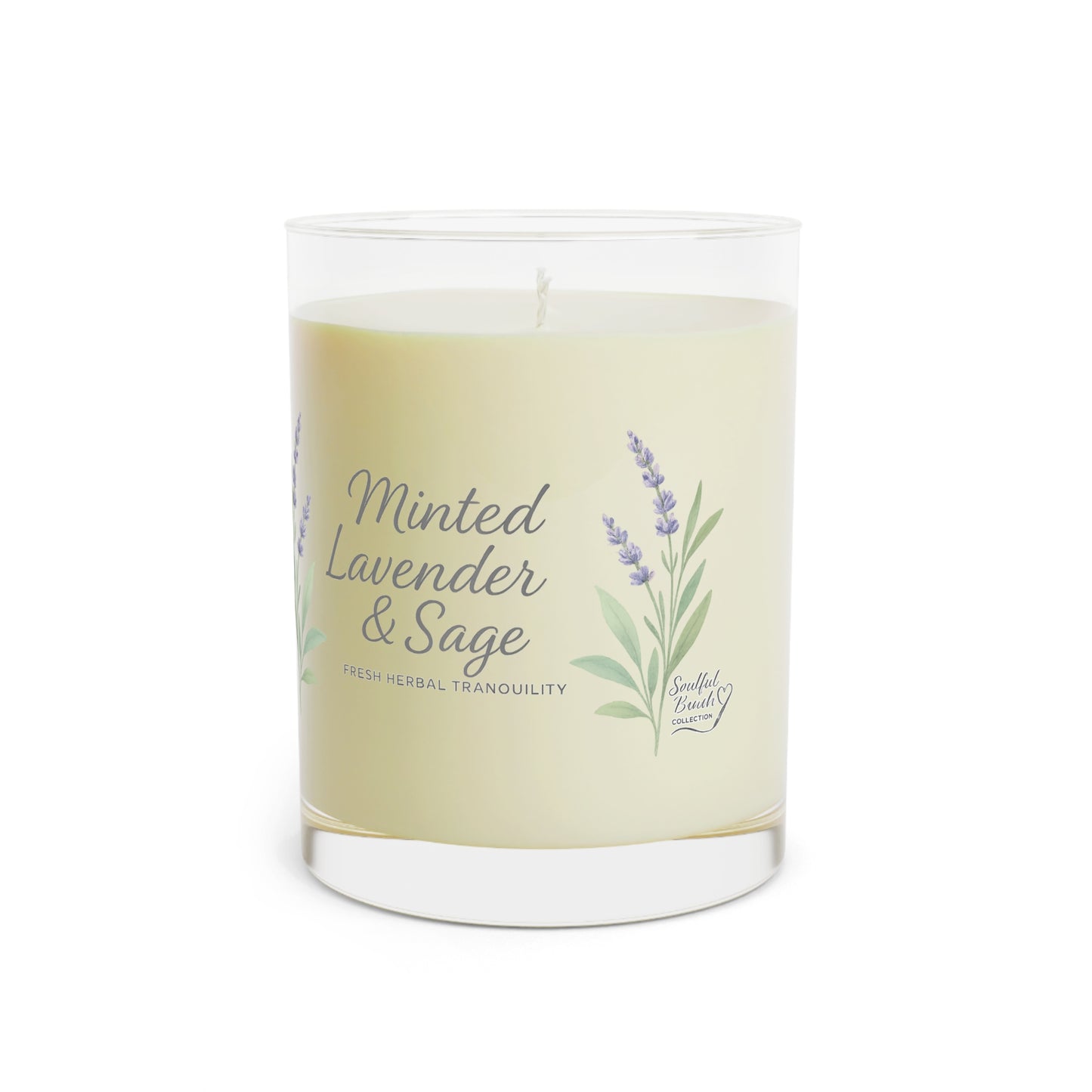 Soulful-3 Aromas Frescos, Vela Aromática – Frasco de Vidrio de 11oz