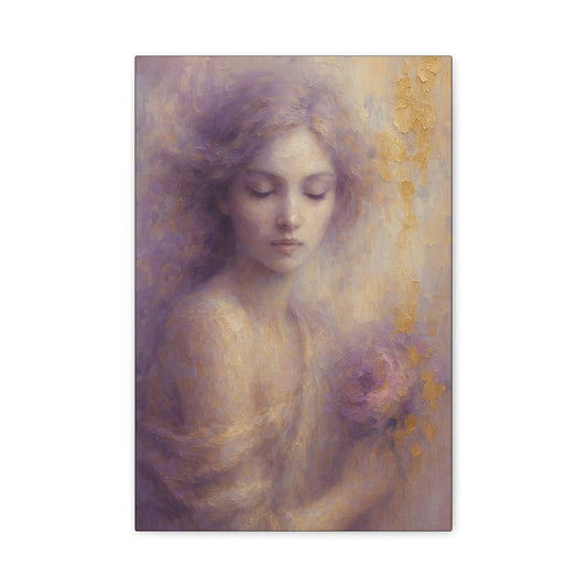Grace-Muse Collection-Fine Art Canvas Print - Female Abstract Print - Calming and Modern Artwork