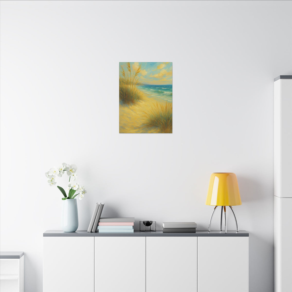 Lienzo de pared Dunas Costeras — Cuadro de paisaje de playa tranquila