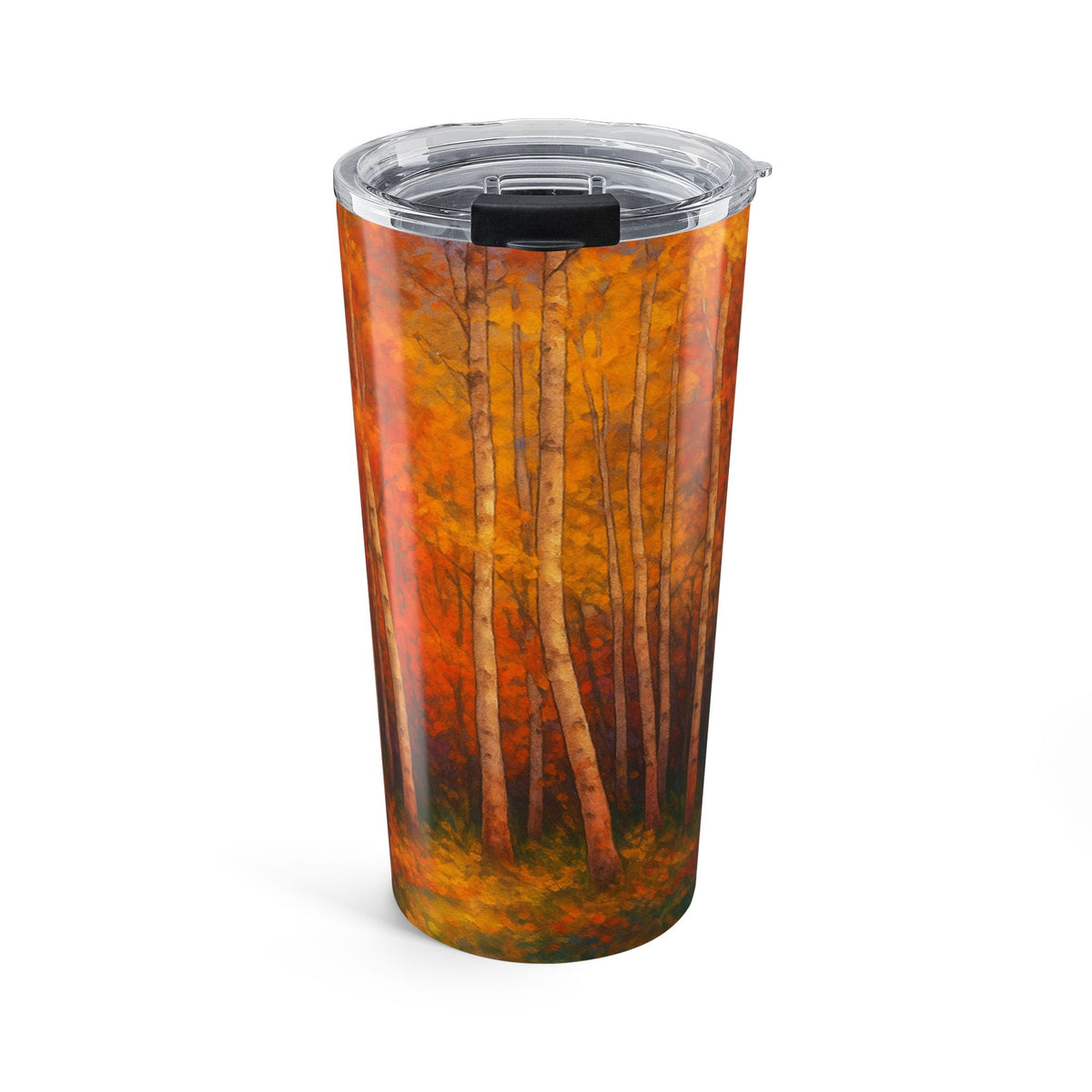 Taza de cerámica Bosque de Otoño - Taza de café acogedora para amantes de la naturaleza