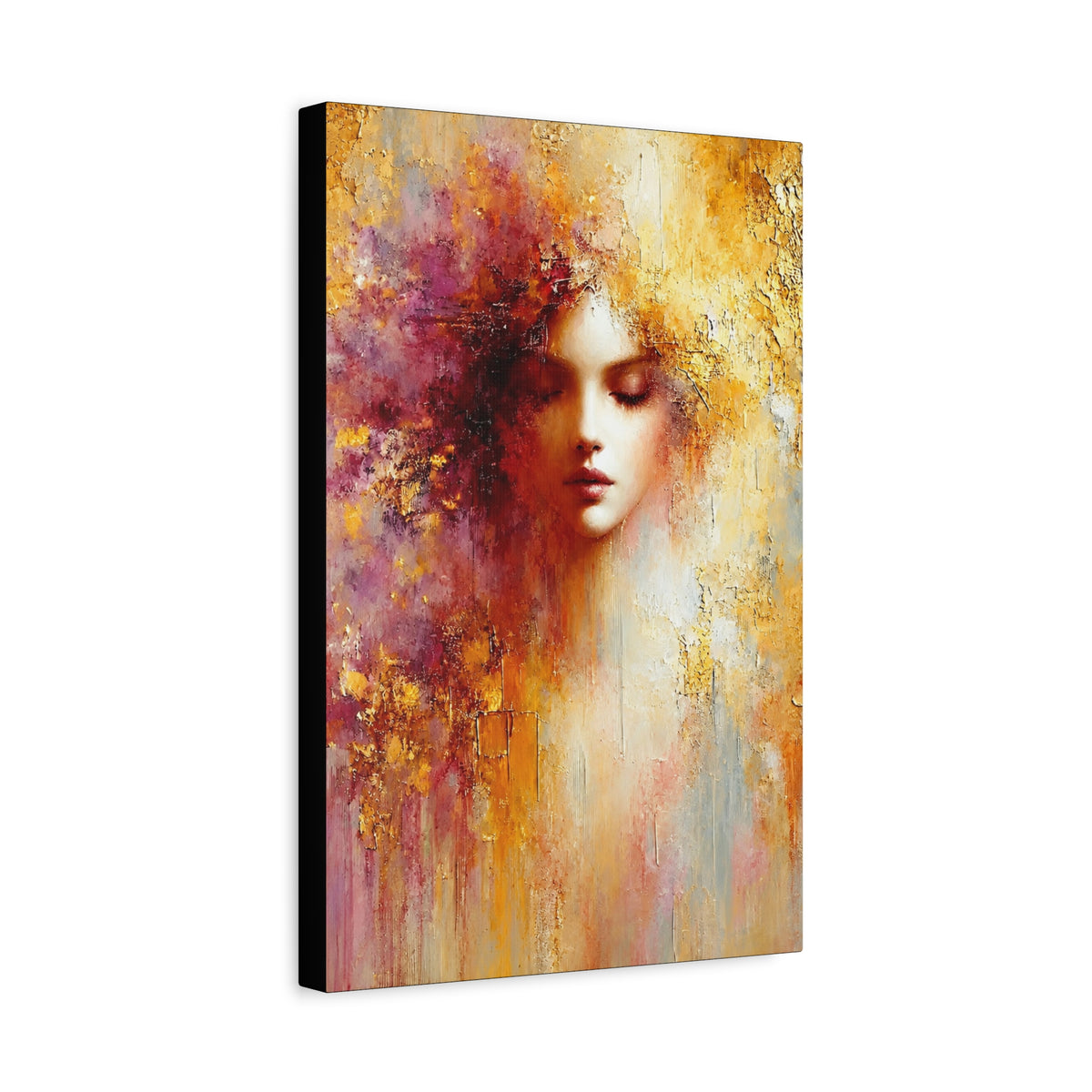 Disuélvete en la Luz — Impresión en Lienzo de Arte Fino — Impresión Abstracta Femenina — Obra de Arte Relajante y Moderna