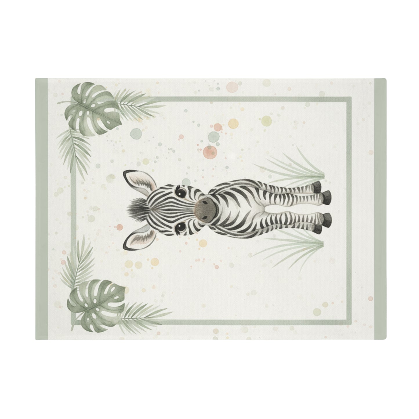 Baby Zebra 2 - Baby Safari Plush Blanket -Coordinates with Baby Safari nursery items Baby