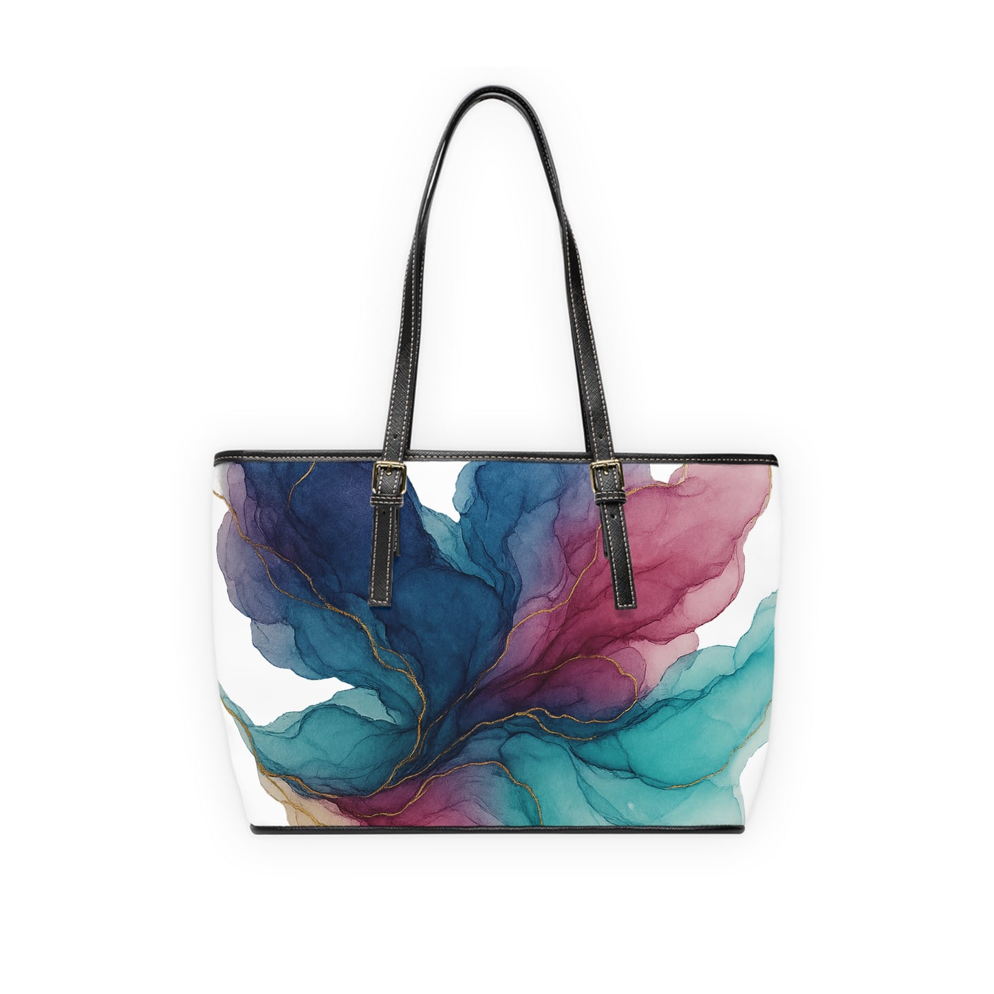 Heather Floral Artisan PU Leather Shoulder Bag — 2025 Wearable Art