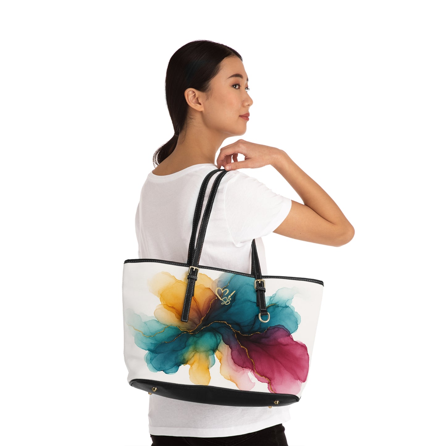 Colección Brittany Rose-2025 Artisan Luxe - Bolso de hombro de cuero sintético — Arte para vestir