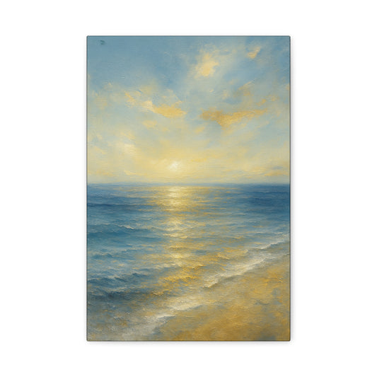Gold Coast Sunset- Coastal Abstract Collection-Fine Art Canvas Print