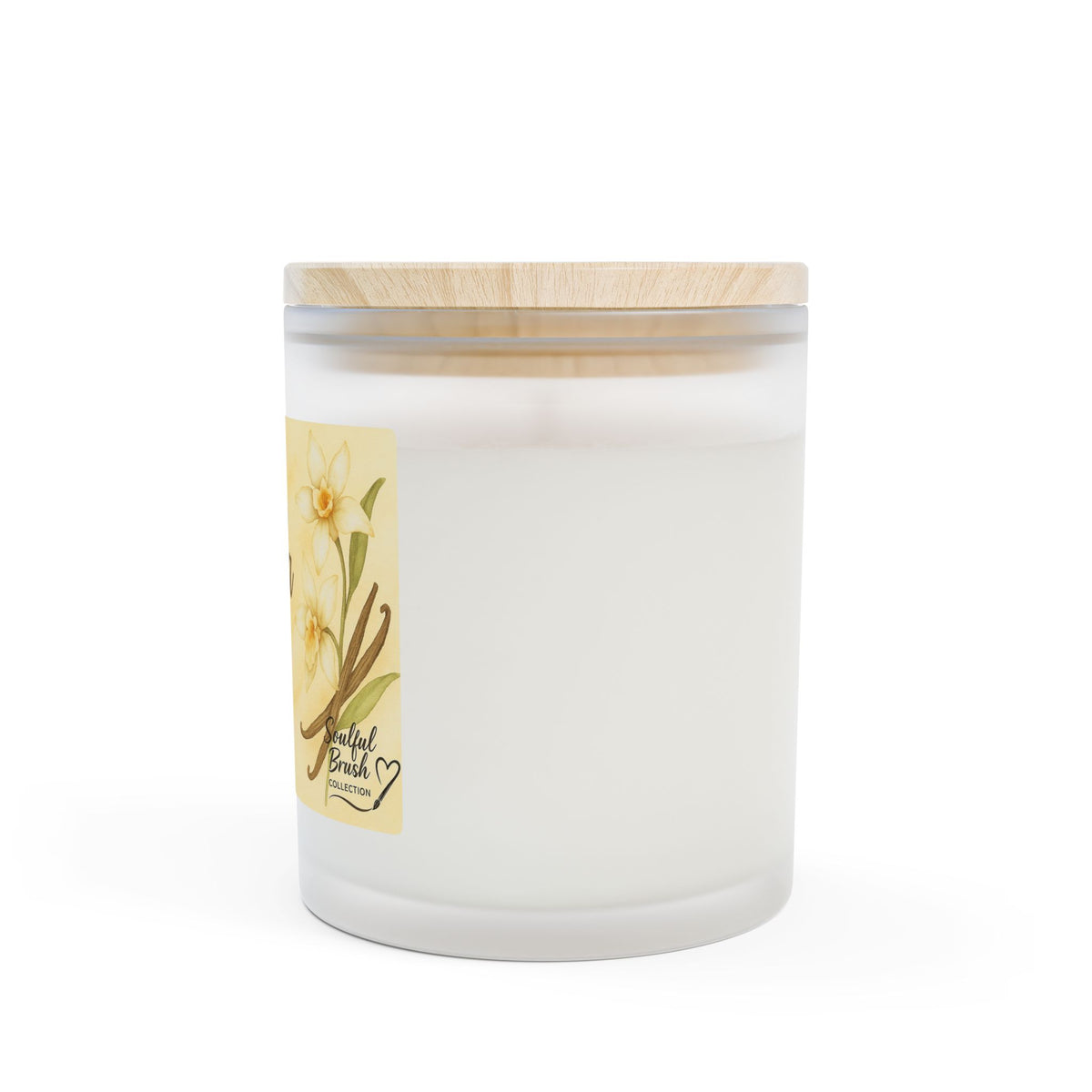 Colección Soulful - 9 maravillosas velas aromáticas — Frasco de vidrio esmerilado de 11 oz con tapa de madera