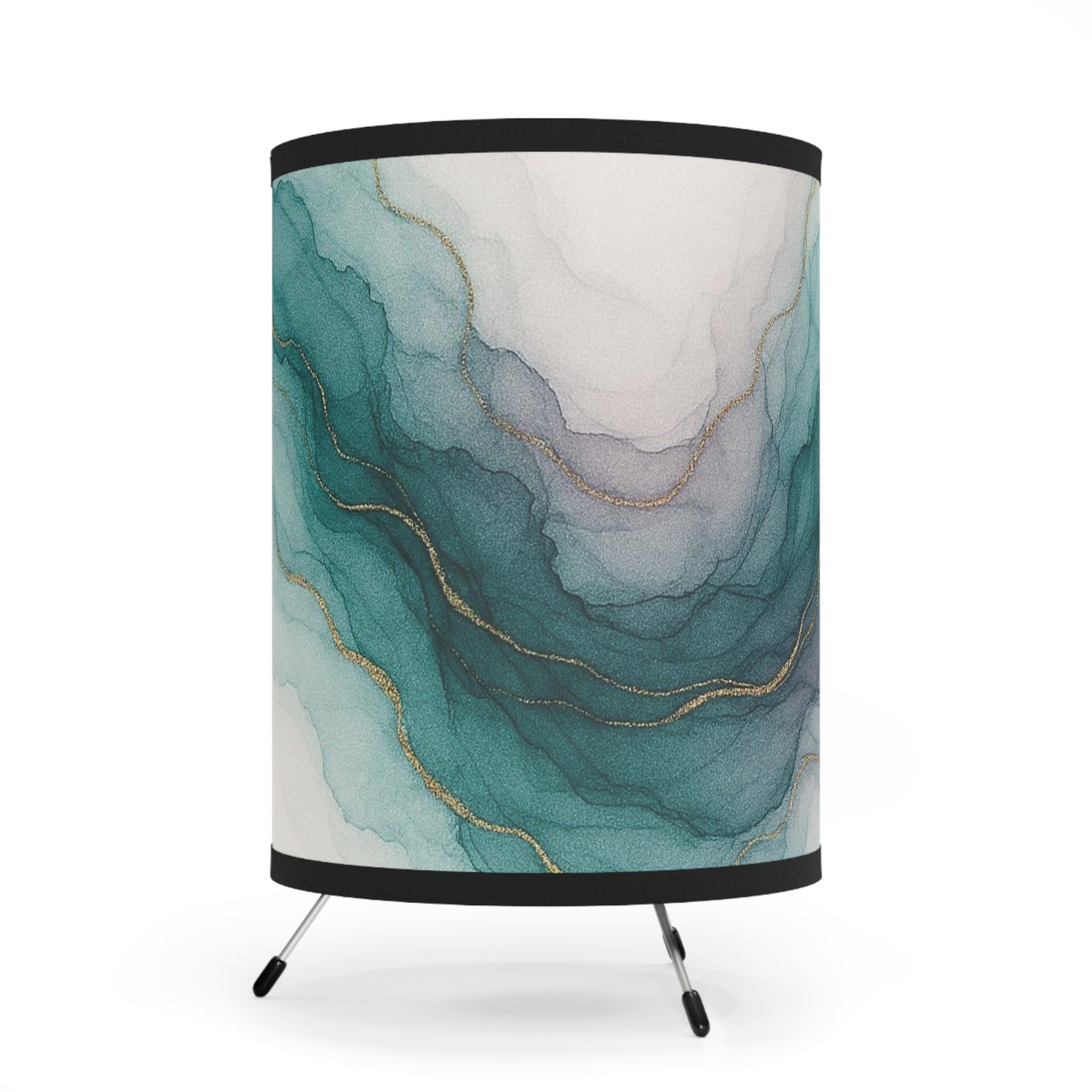 Waters Edge — Lámpara de mesa trípode de la colección Abstract