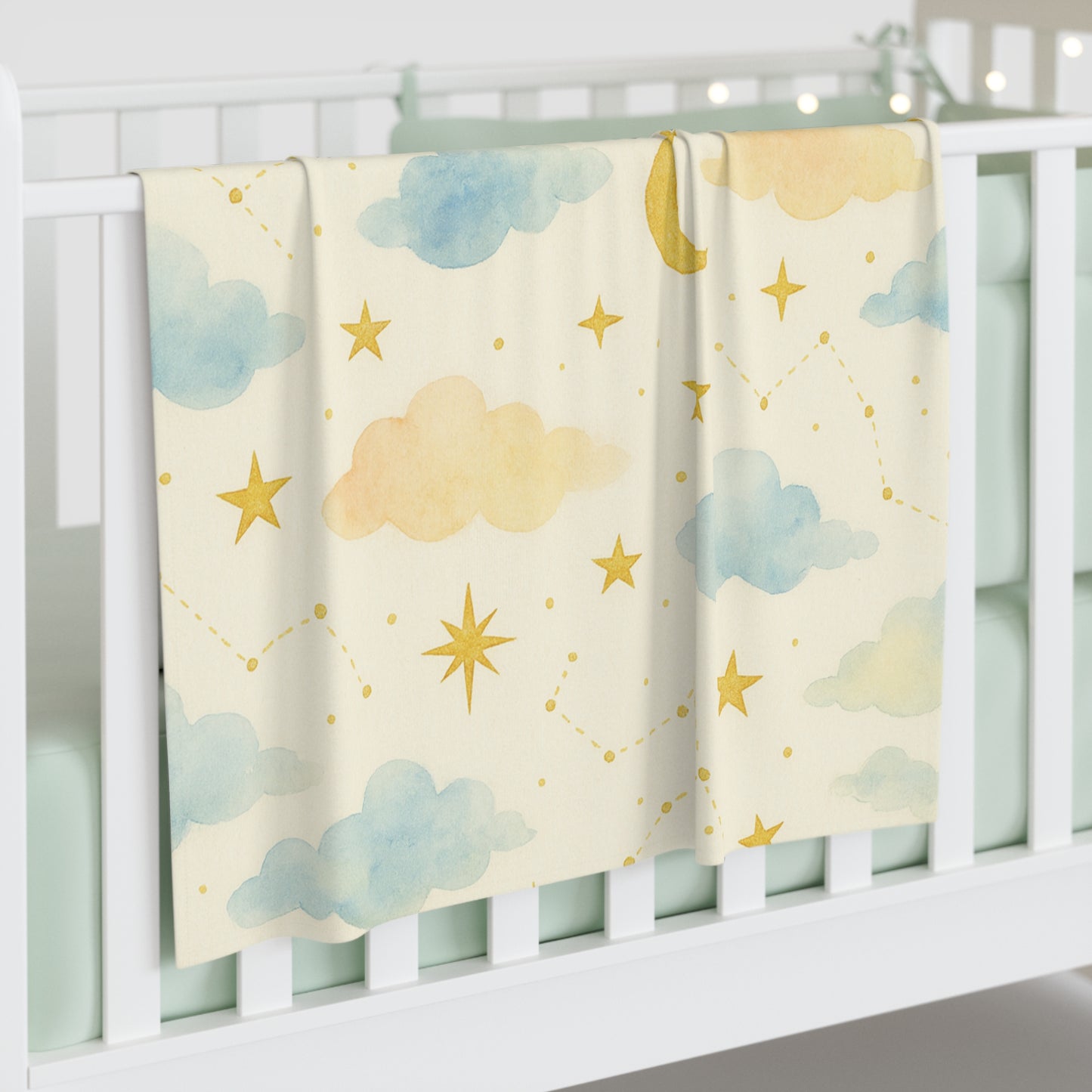 Sol Serenade (2)-Celestial Dreams Collection -Swaddle Blanket - Soft Space-Themed Infant Wrap