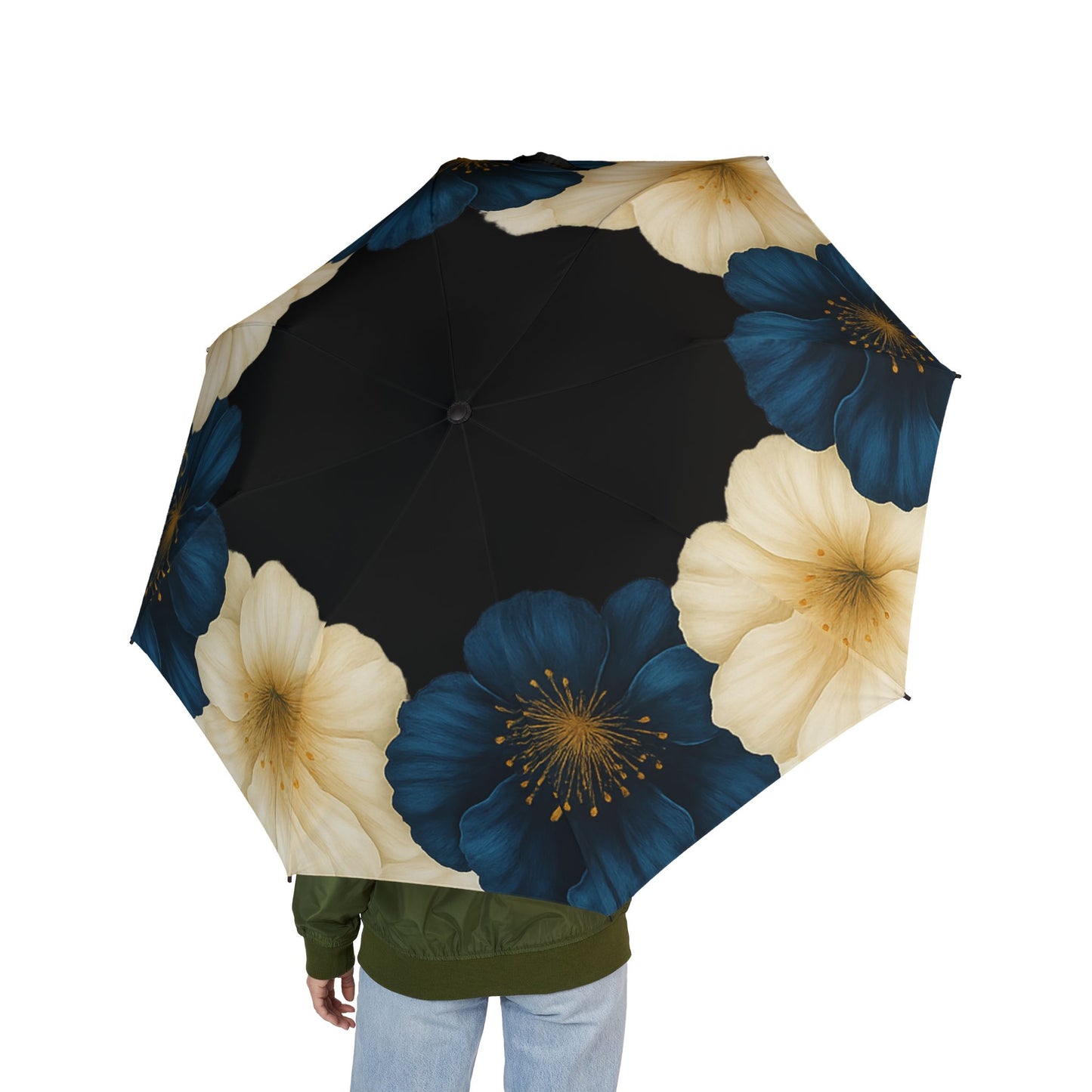 Stella-2025 Colección Artisan Luxe-Paraguas compacto floral