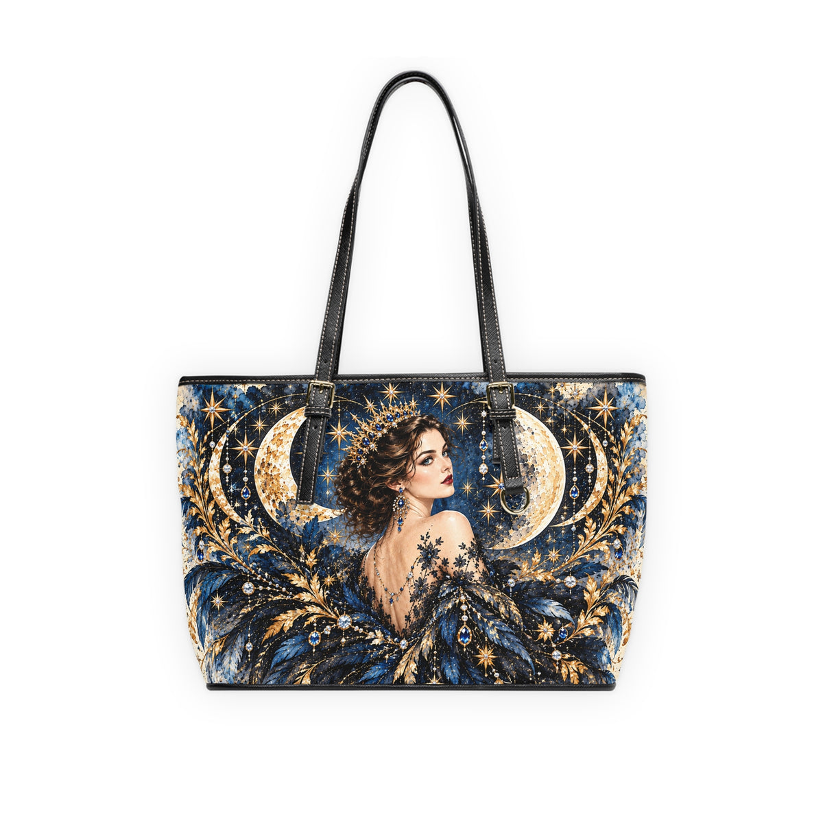 Celestial Muse PU Leather Shoulder Bag