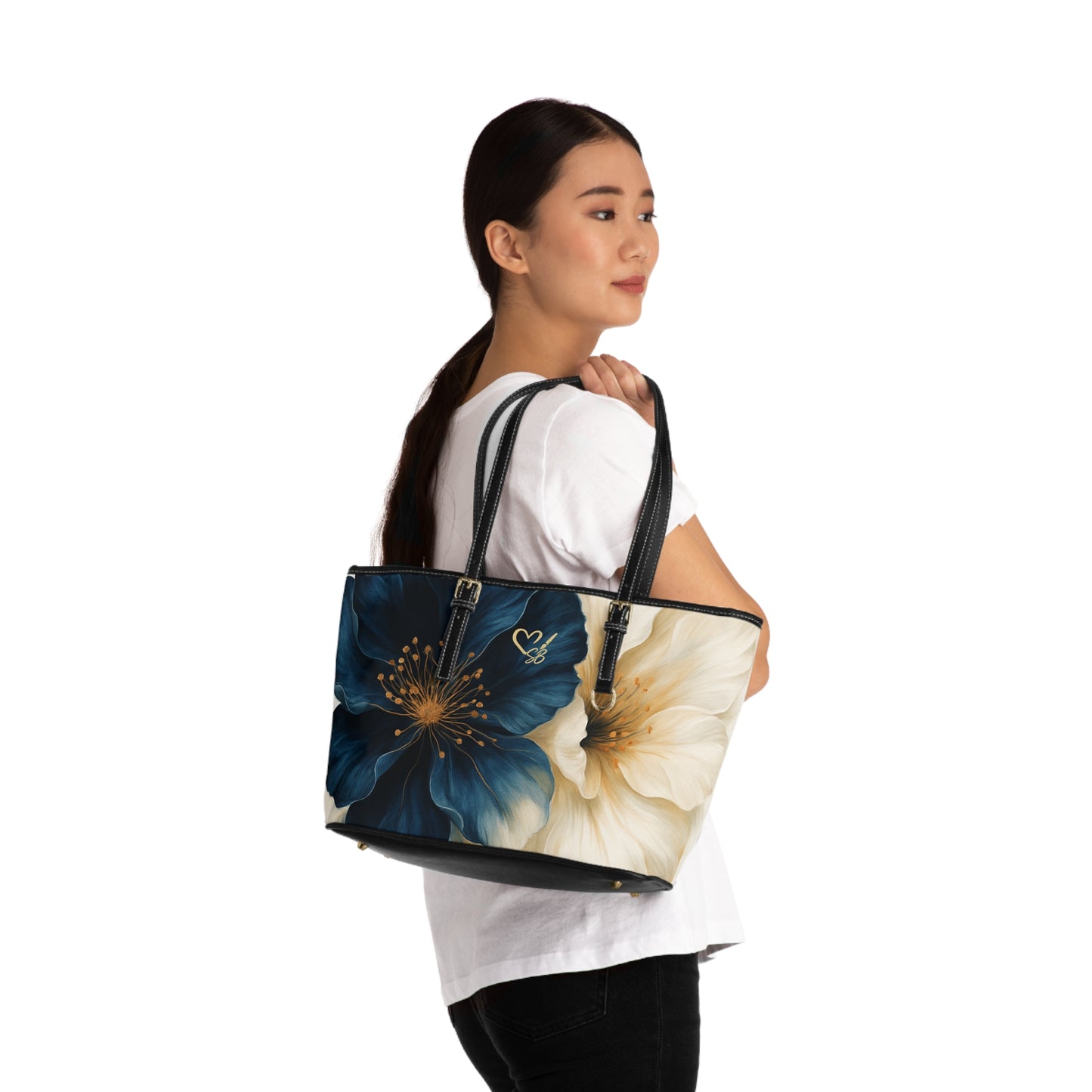 Stella-2025 Colección Artisan Luxe-Bolso de Hombro Floral de Piel Sintética