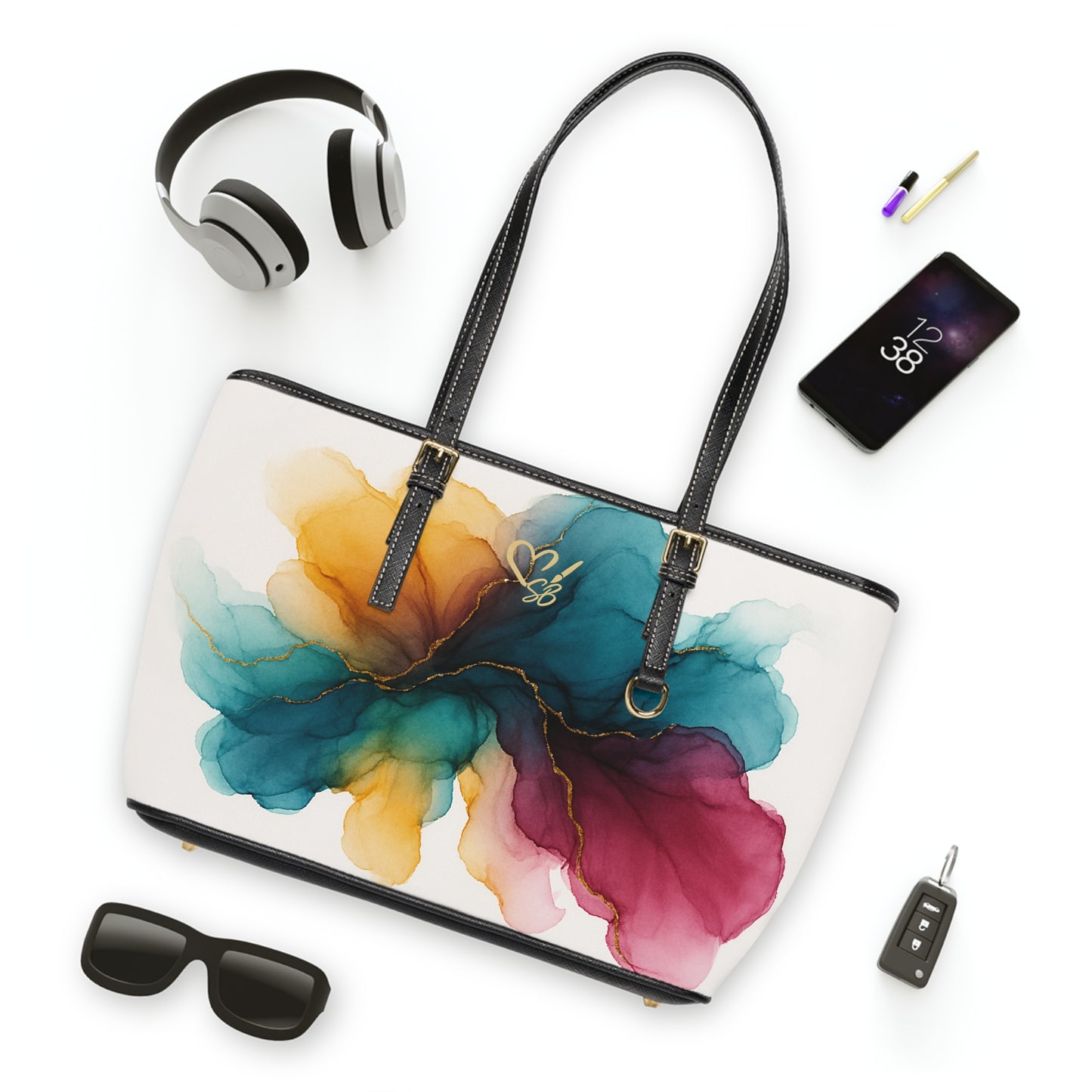 Colección Brittany Rose-2025 Artisan Luxe - Bolso de hombro de cuero sintético — Arte para vestir