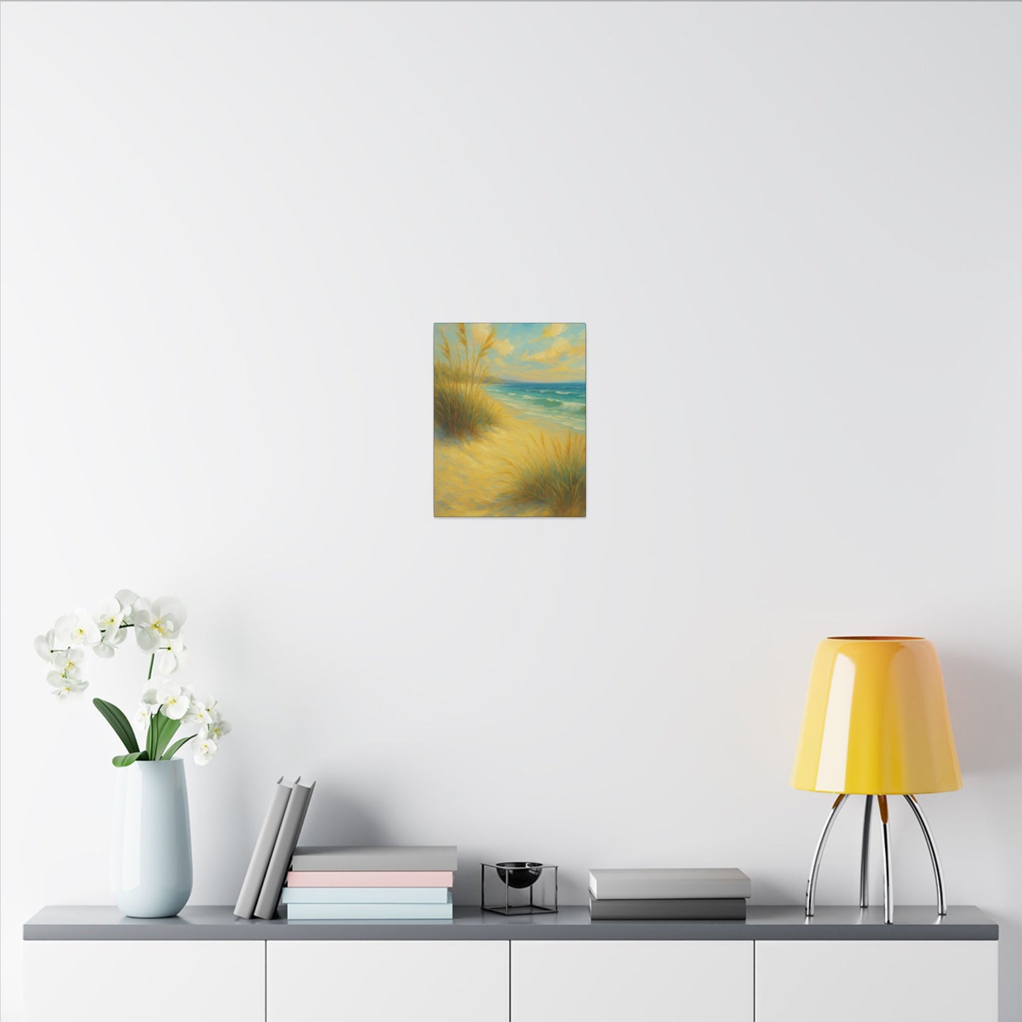 Lienzo de pared Dunas Costeras — Cuadro de paisaje de playa tranquila