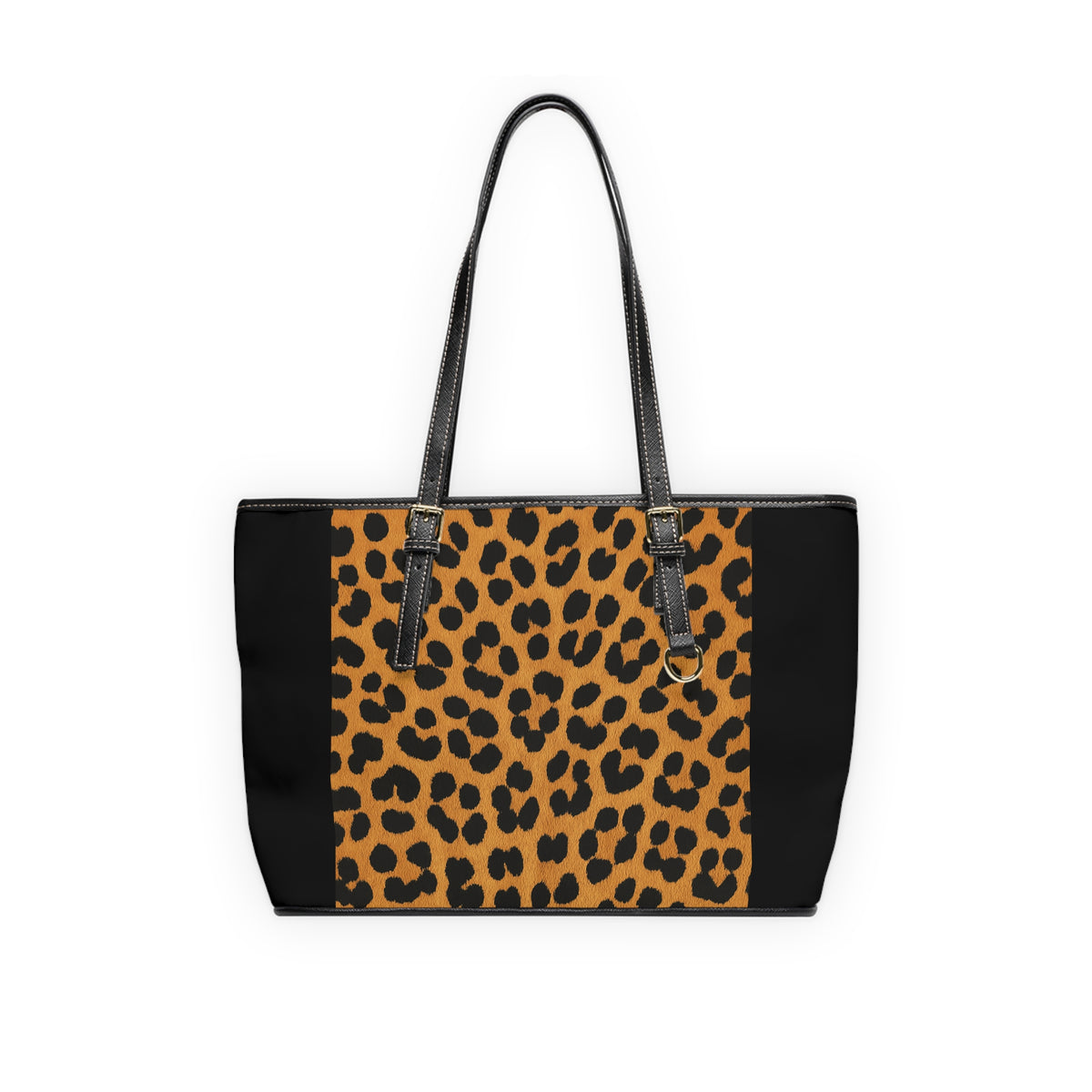 Leopard Print PU Leather Shoulder Bag – Chic Animal Print Tote for Everyday Wear