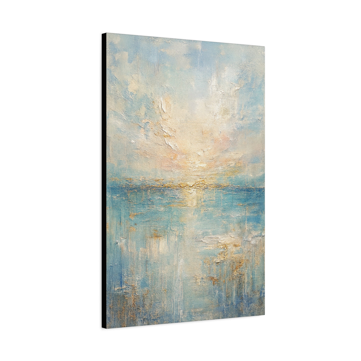 Niebla costera - Colección abstracta Gold Coast - Impresión en lienzo de bellas artes