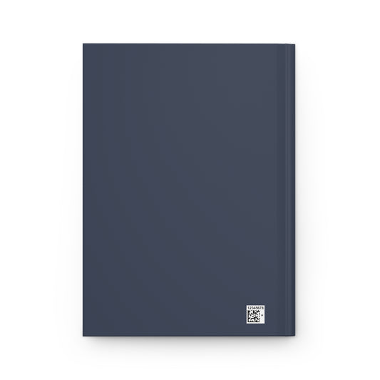 Be Still Night Forest Hardcover Journal — Lined Matte Notebook for Mindfulness & Prayer