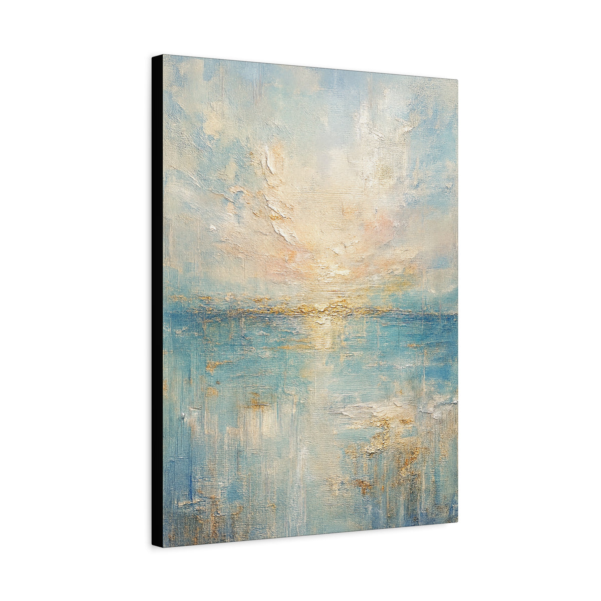 Niebla costera - Colección abstracta Gold Coast - Impresión en lienzo de bellas artes