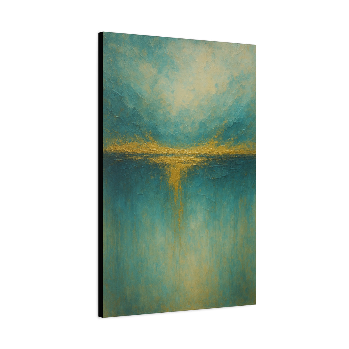 Tranquil Waters- Coastal Abstract Collection-Fine Art Canvas Print