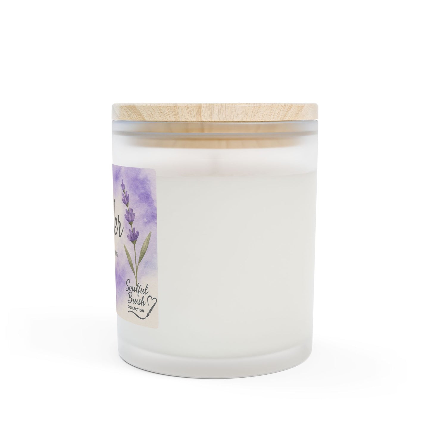 Colección Soulful - 9 maravillosas velas aromáticas — Frasco de vidrio esmerilado de 11 oz con tapa de madera