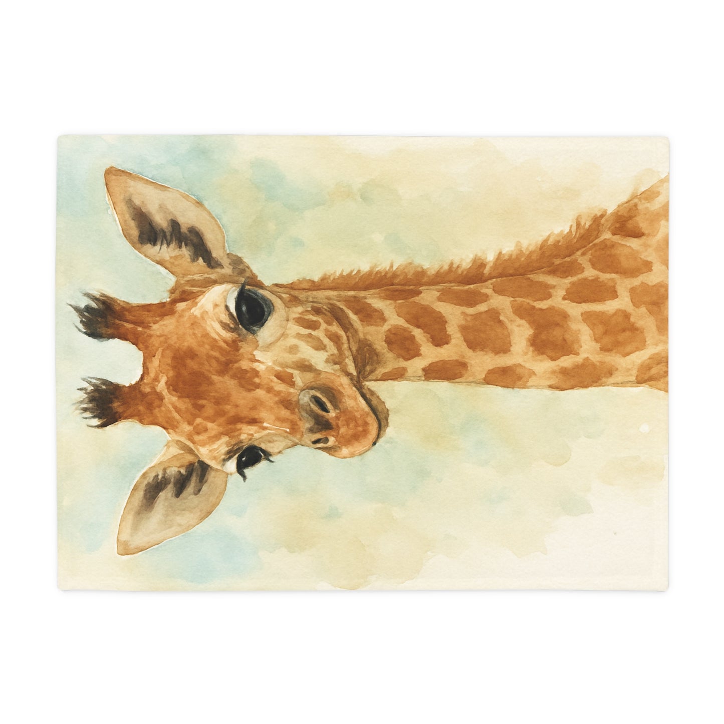 Baby Giraffe -Plush Blanket - Coordinates with Savanah Collection nursery items,