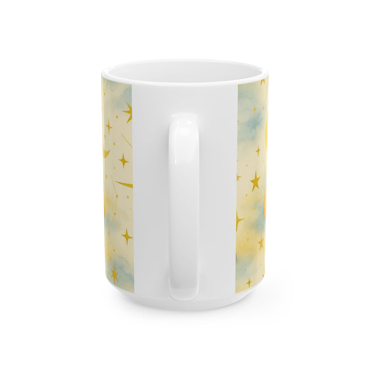 Celestial Sun and Moon-Celestial Dreams Collection- Mug 11oz - Starry Universe Design
