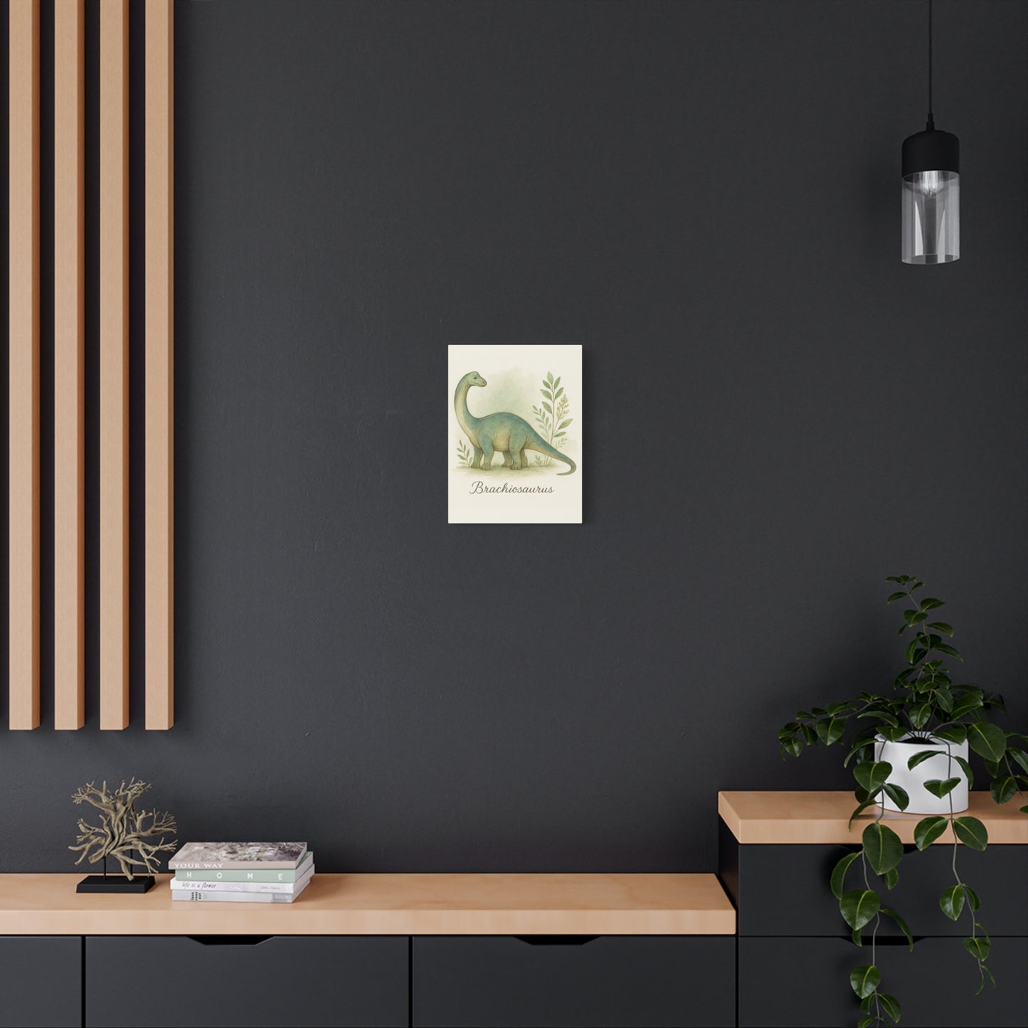 Brontosaurus Jungle Canvas