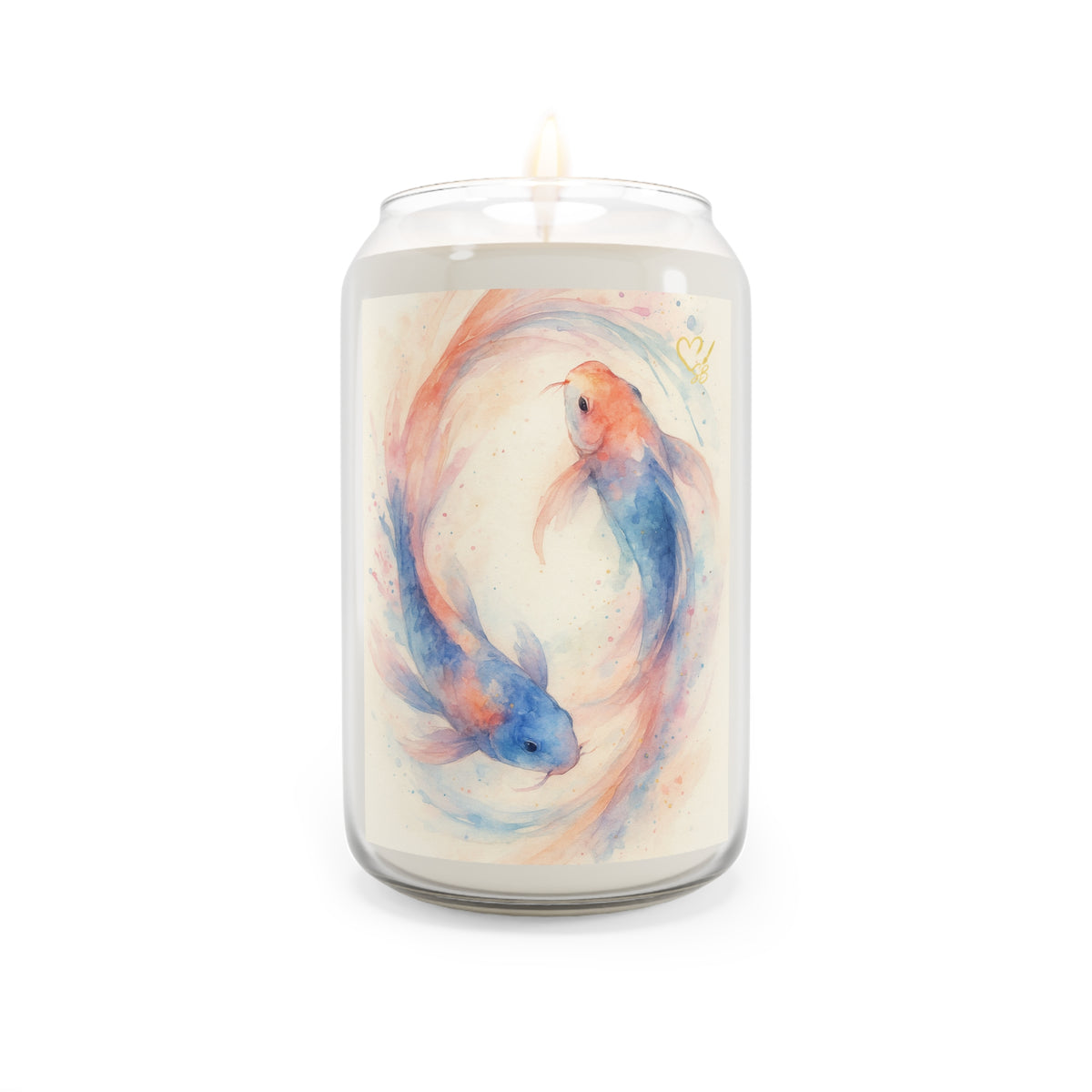 Koi Harmony Scented Soy Candle — 13.75 oz Aromatherapy Candle