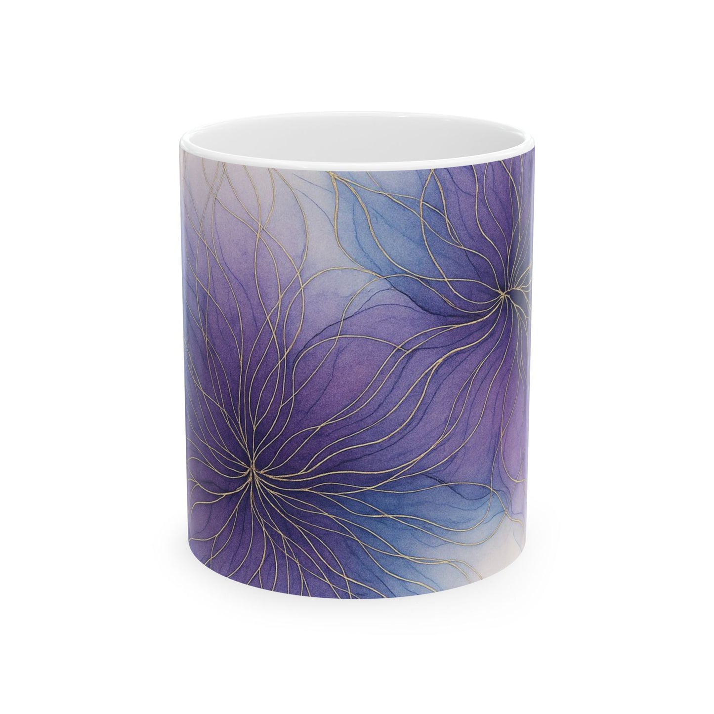 Artistic Collection Acrylic Ink Abstract Mug, Coffee Cup, Tea Mug, Gift for Her, Home Decor, Office Mug, Minimalist Design, Unique Artwork