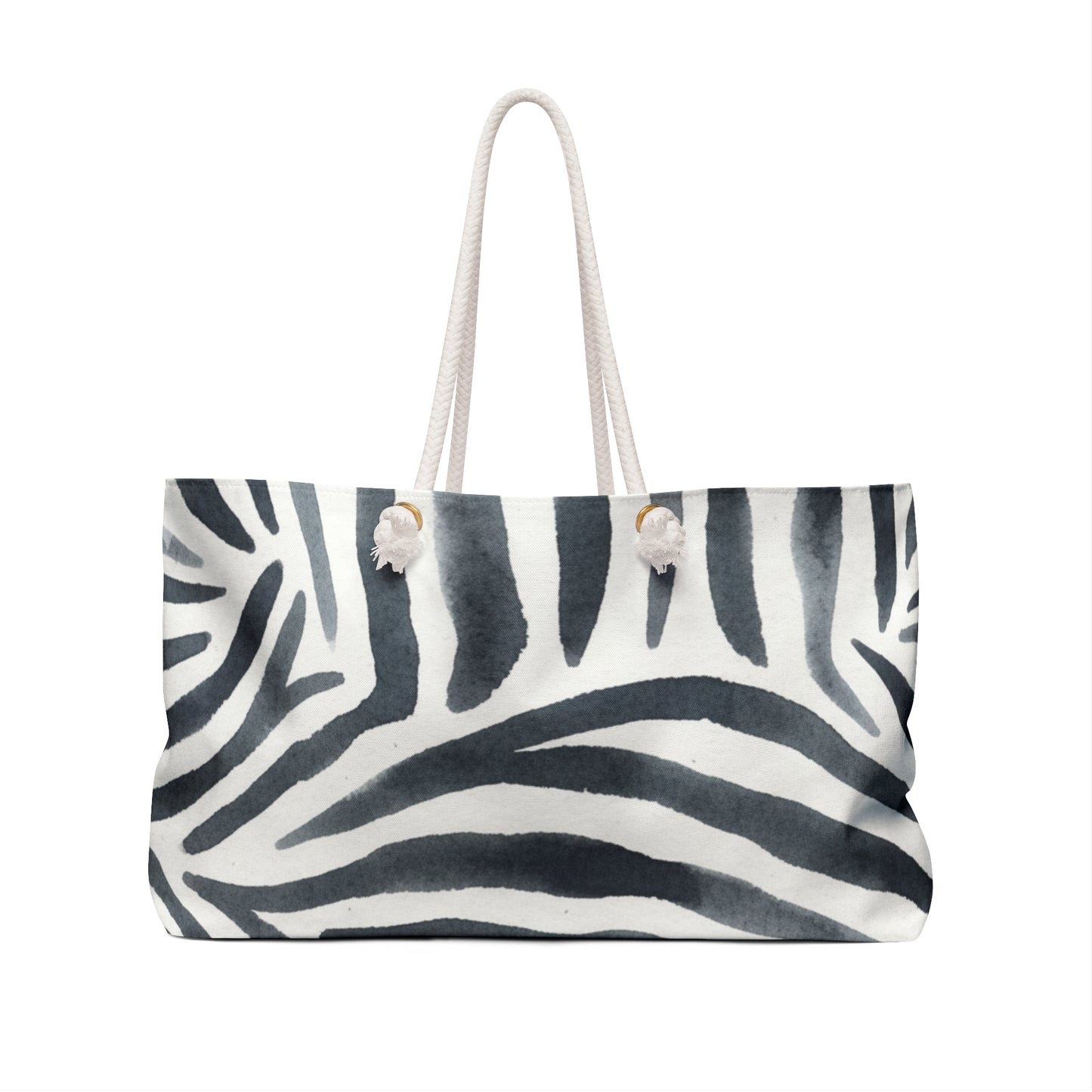 Bolso de Viaje Weekender con Estampado de Cebra para Viajes y Ocio