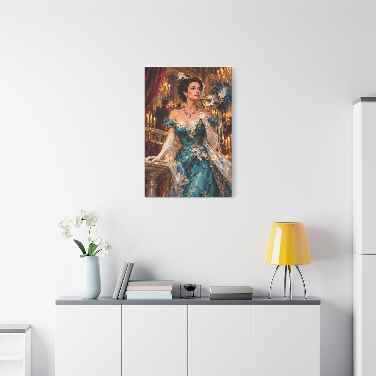 Victorian Masquerade Ball Canvas Wall Art