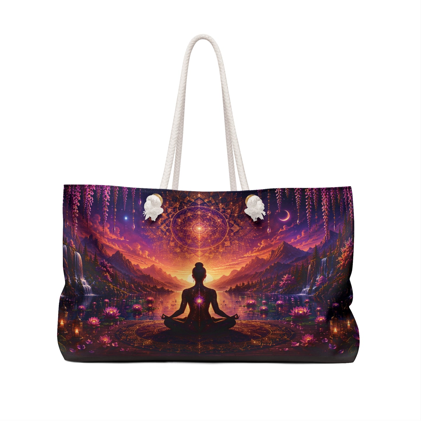 Meditation Retreat Weekender Bag — Spiritual Yoga Travel Tote