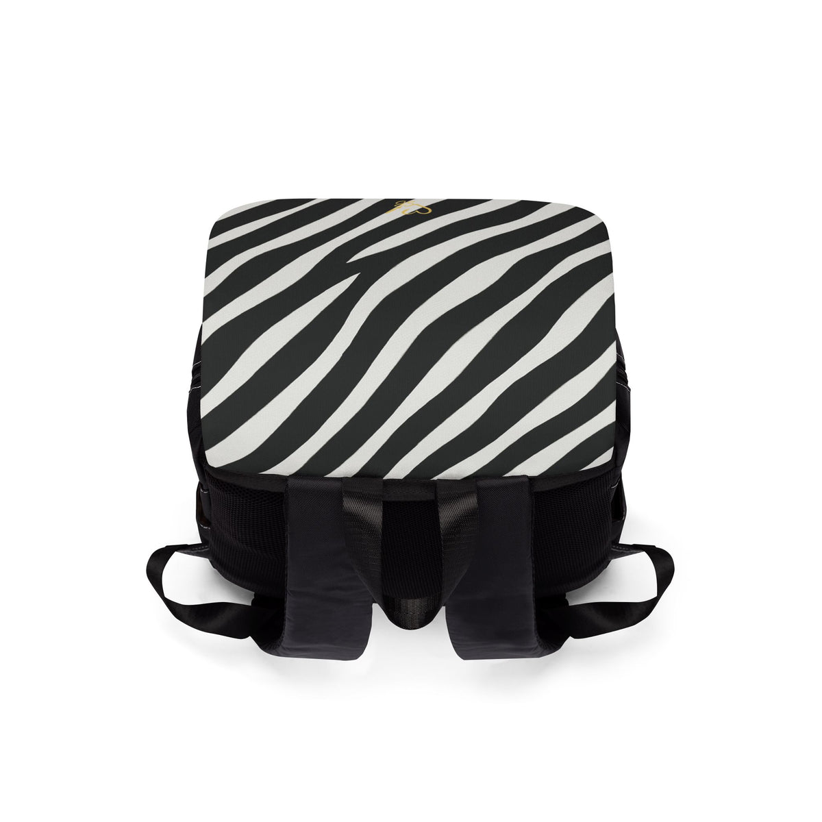 Zebra Print Casual Backpack