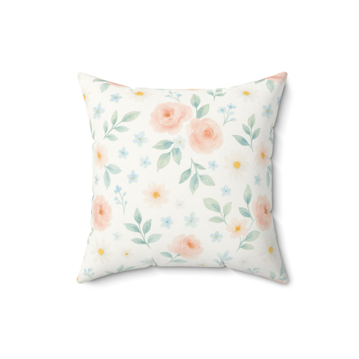 Woodland Friends Country Chic Faux Suede Square Pillow