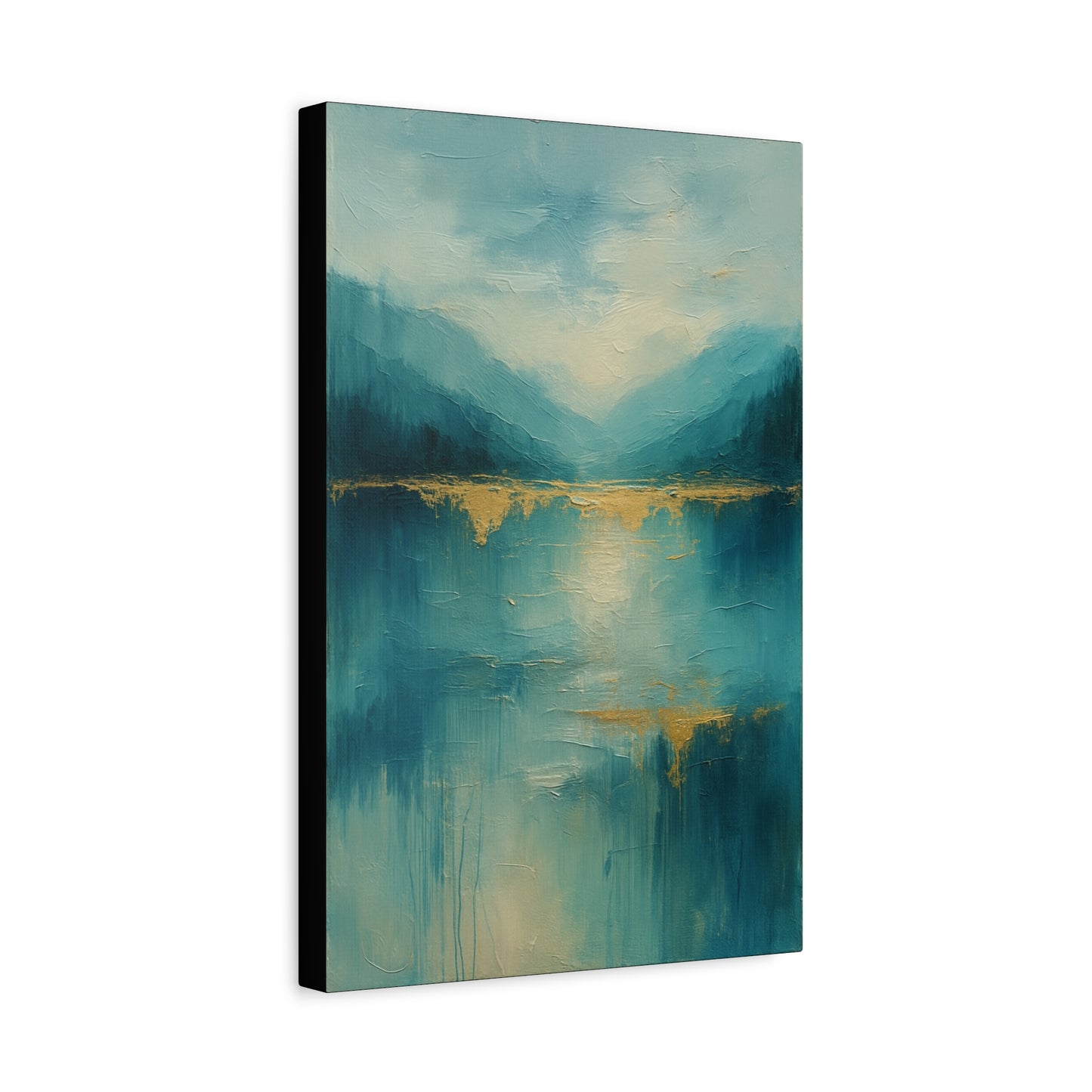 Misty Blue -  Abstract landscape Collection -Fine Art Canvas Print