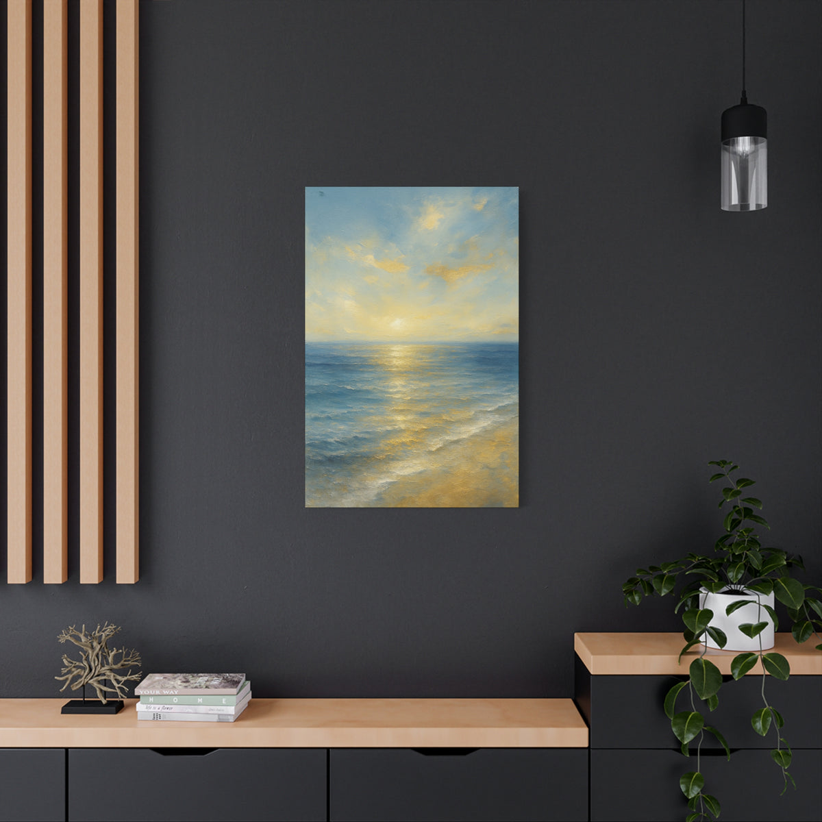 Gold Coast Sunset- Coastal Abstract Collection-Fine Art Canvas Print