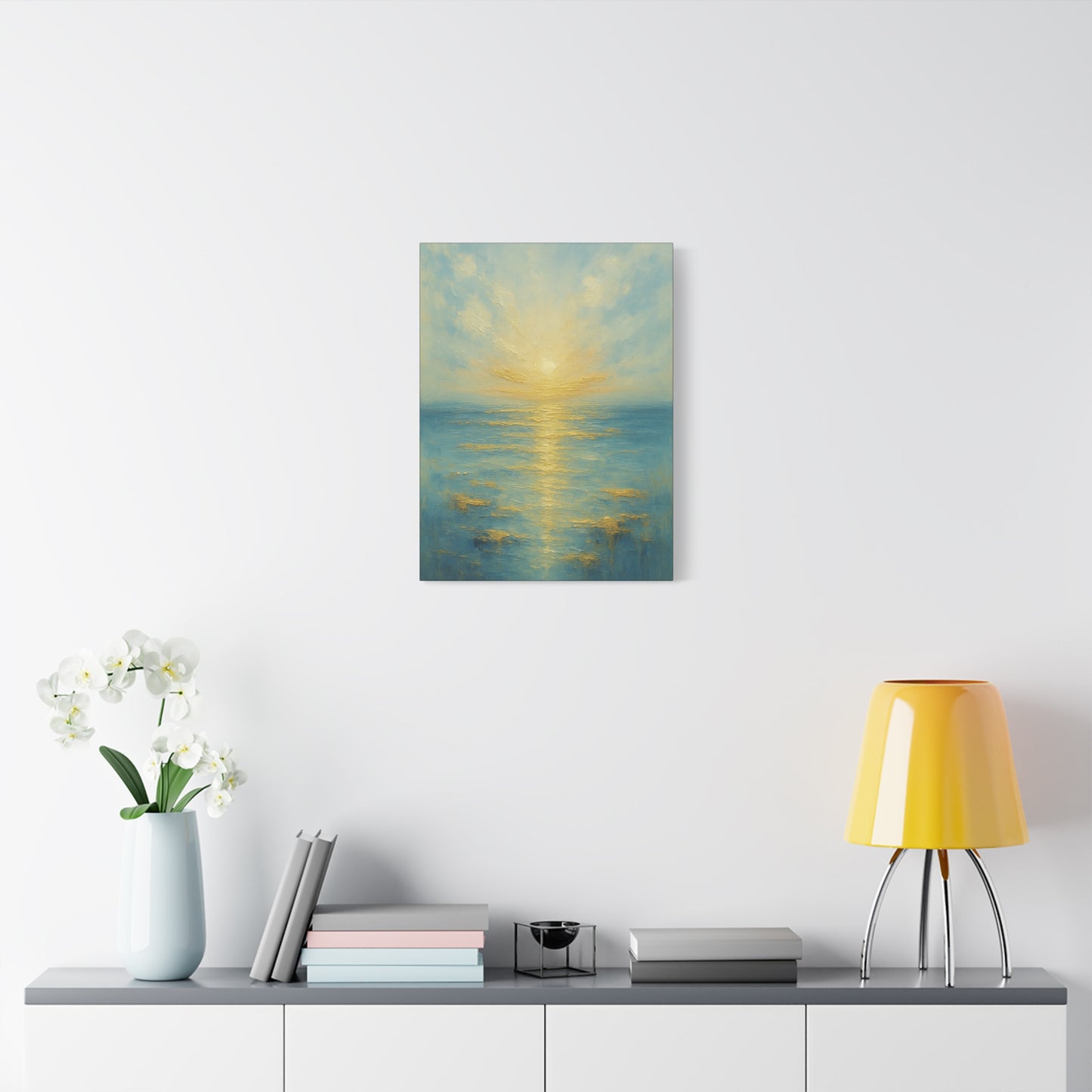 Golden Dawn- Gold Coast Abstract Collection-Fine Art Canvas Print