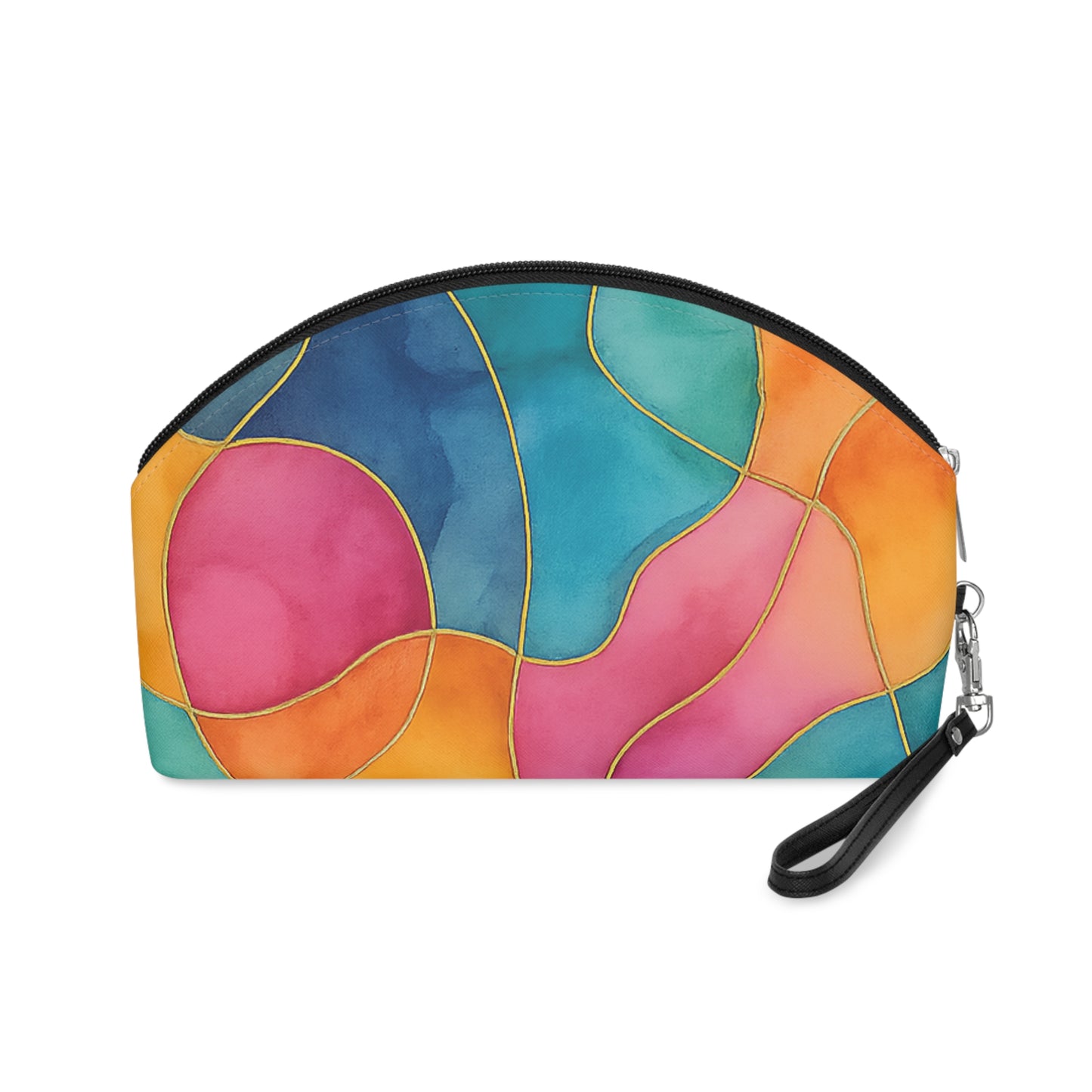 Vicky-2025 Colección Artisan Luxe - Neceser de Maquillaje — Bolsa Cosmética Vibrante de Vidrieras