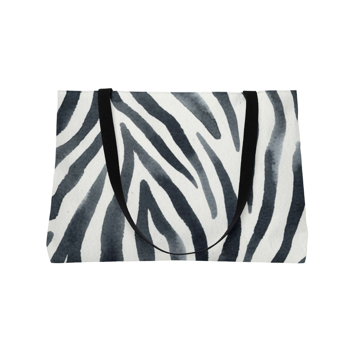 Zebra Print Weekender Tote Bag for Travel and Everyday Use